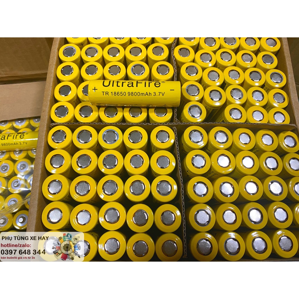 Pin 18650 💙 9800mAh dùng Quạt, sạc dự phòng, đèn pin, tông đơ, va - pe ..🍁