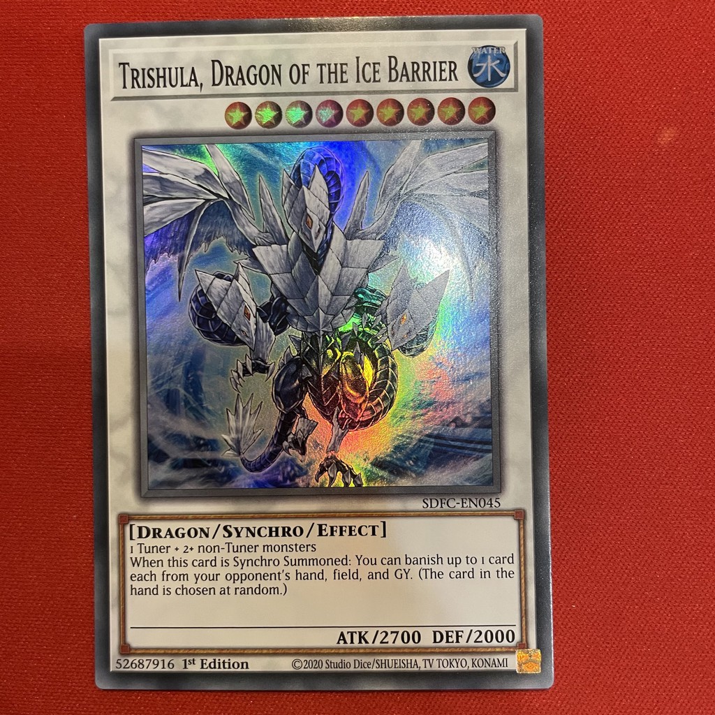 [EN][Thẻ Bài Yugioh Chính Hãng] Trishula, Dragon of Ice Barrier