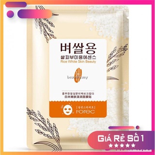 Mặt Nạ Gạo Trắng Bioaqua ROREC White Rice Mask [3 Lớp Cotton] - Mask Nội Địa Trung 