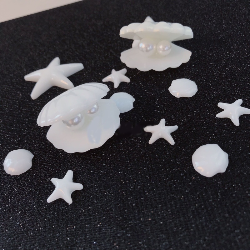 Khuôn Silicone Làm Đồ Chơi Diy Hình Vỏ Sò 3D Độc Đáo