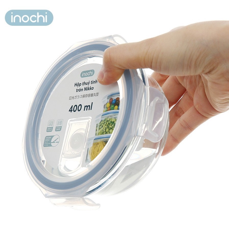 Hộp Thủy Tròn Nikko Inochi 400ml/620ml/950ml 1 ngăn/ 2 ngăn