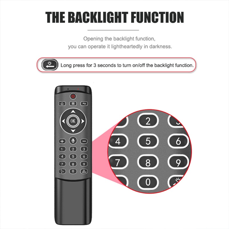 Chuột Máy Tính Điều Khiển Từ Xa MT1 2.4G Bằng Giọng Nói Cho TV Thông Minh