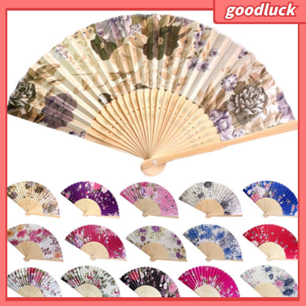 Quạt cầm tay bằng tre phong cách Trung Hoa cổ điển