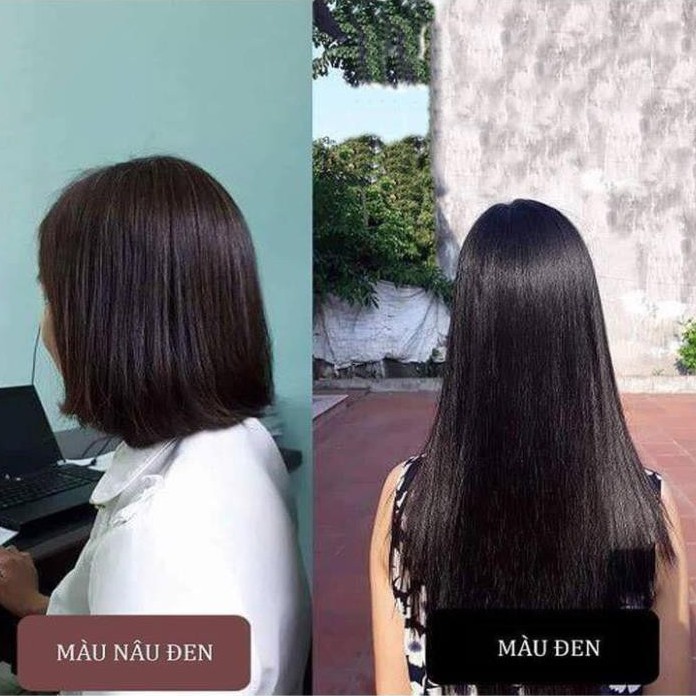 Dầu gội đen tóc Lich5 - 1 gói 30ml - thảo dược thiên nhiên giúp đen tóc 1 tháng
