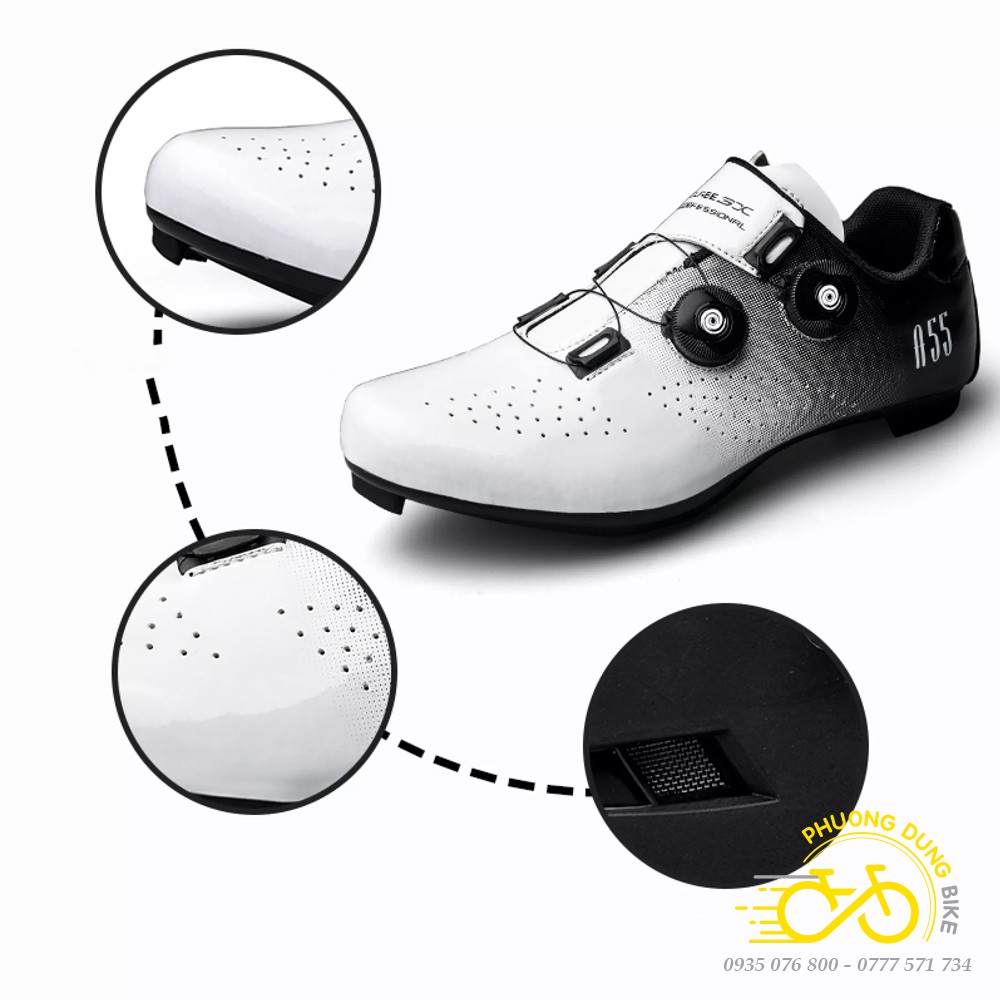 Giày can đi xe đạp thể thao Road, MTB CLAEE GX A55 - 2 Khóa Vặn