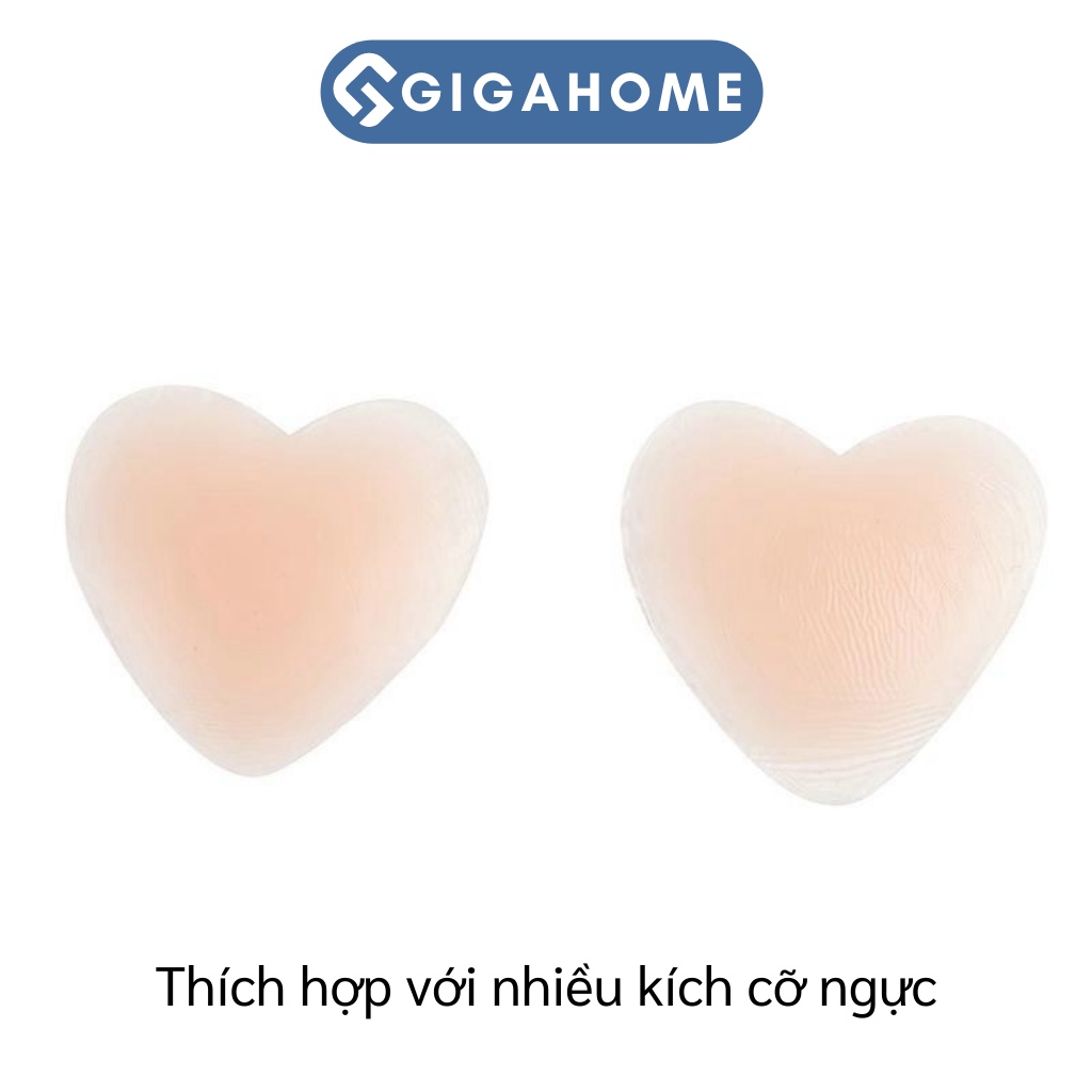 Miếng Dán Ngực GIGAHOME Silicone Cao Cấp Siêu Mềm, Êm Ái 7129