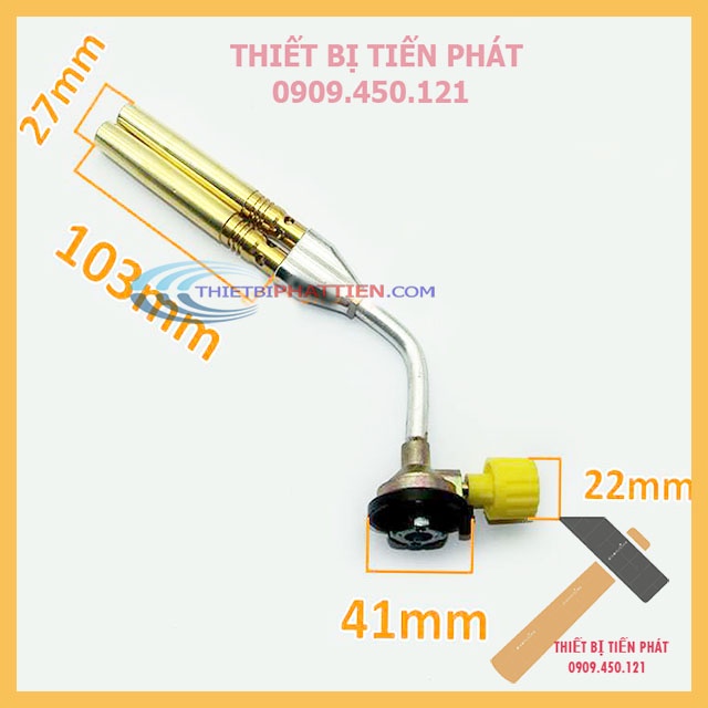 Khò Ga, Đèn Khò Hàn Đôi 2 Ống Đồng KOVEA KT-2018 Tiện Dụng Cao Cấp (Chính Hãng)
