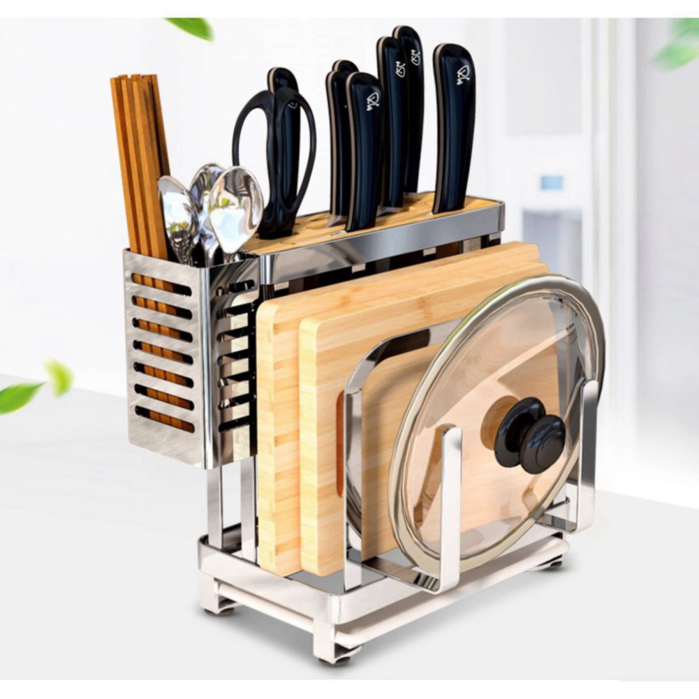 [BẢO HÀNH 5 NĂM] Kệ dao thớt thép, inox Kava, đồ dùng bếp KAVA | BigBuy360 - bigbuy360.vn