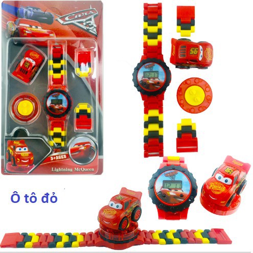 [XẢ SỐC] Đồng hồ đồ chơi lắp ráp Lego cho bé