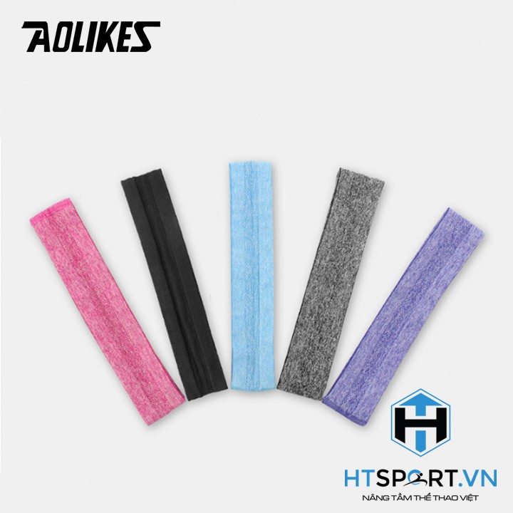 Băng Trán Băng Đô Thể Thao Headband Đeo Đầu Tập Gym Nam Nữ Tấm Mồ Hôi Chính Hãng Aolikes AL2103