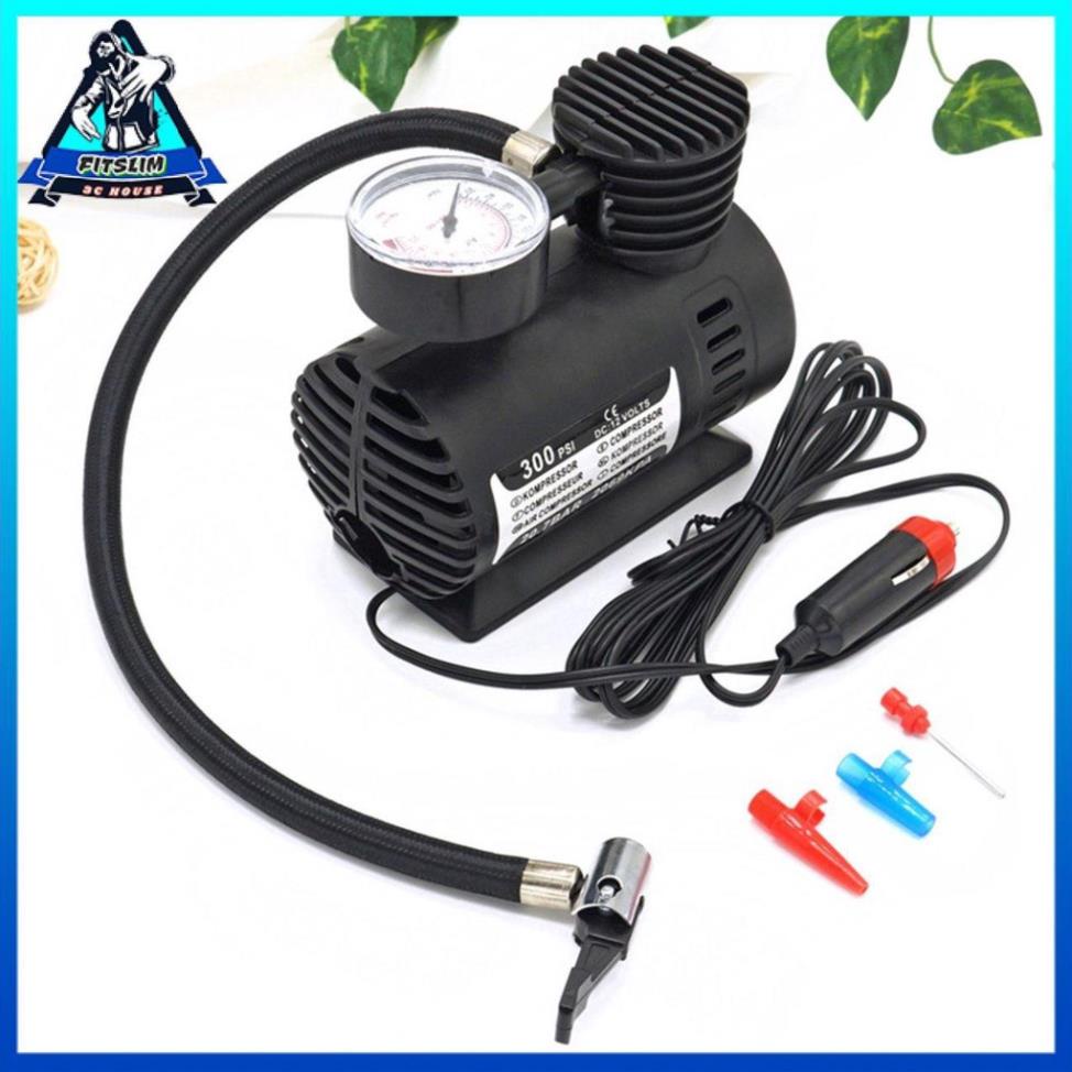 Máy Bơm,bơm lốp ô tô,xe máy mini 12V Heavy Duty Air Compressor 120W chính hãng (BH6T)