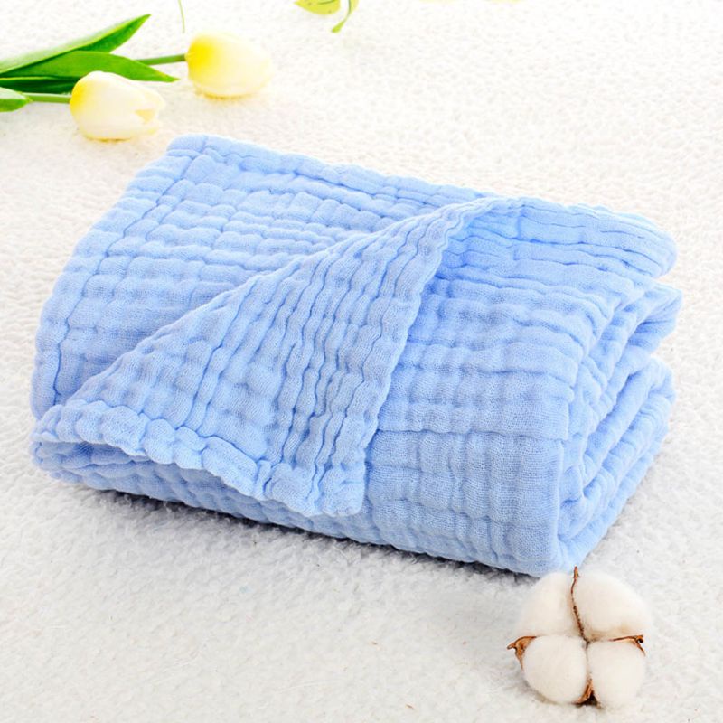 Chăn Quấn 6 Lớp Thoáng Khí Giữ Ấm Cho Bé Sơ Sinh Ốp