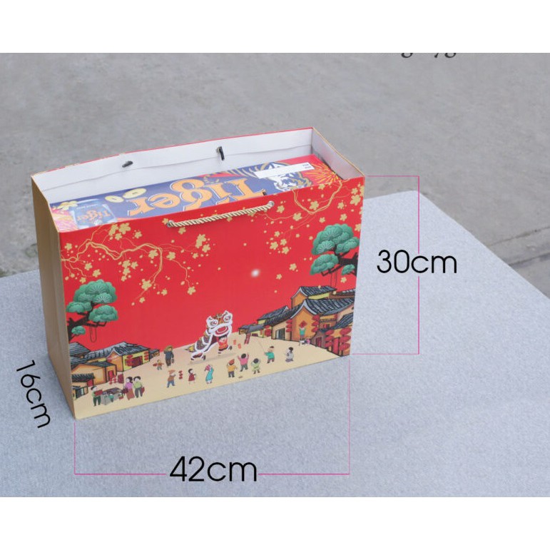 1 Túi giấy ngang size XL đựng quà Tết siêu to (mẫu số 9) | BigBuy360 - bigbuy360.vn