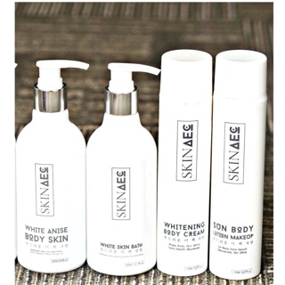 Combo 4 sản phẩm dưỡng trắng da skinace