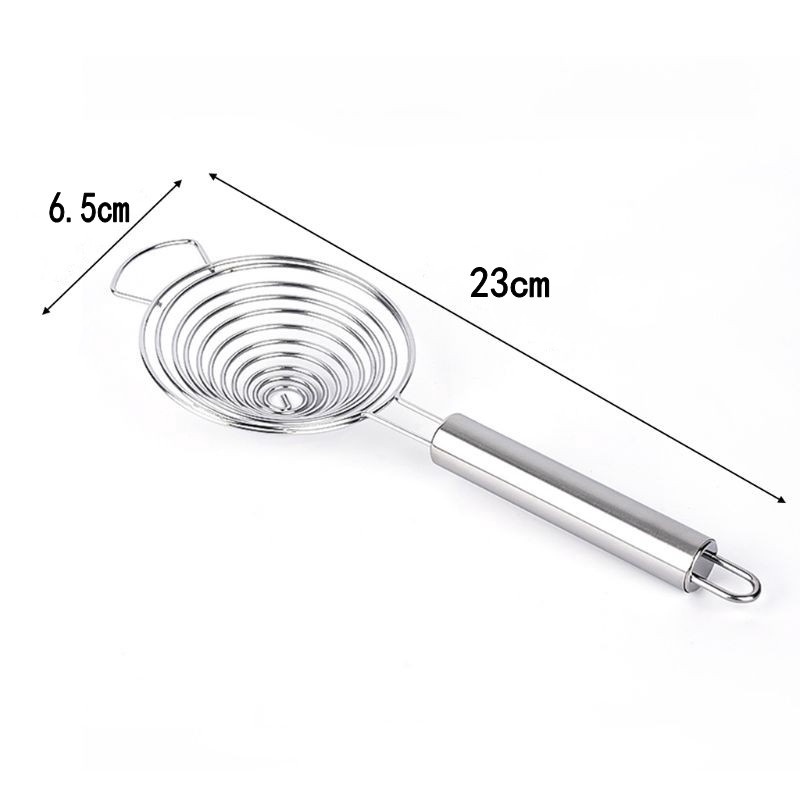 1 Dụng Cụ Tách Lòng Đỏ Trứng Hình Xoắn Ốc Bằng Thép Không Gỉ