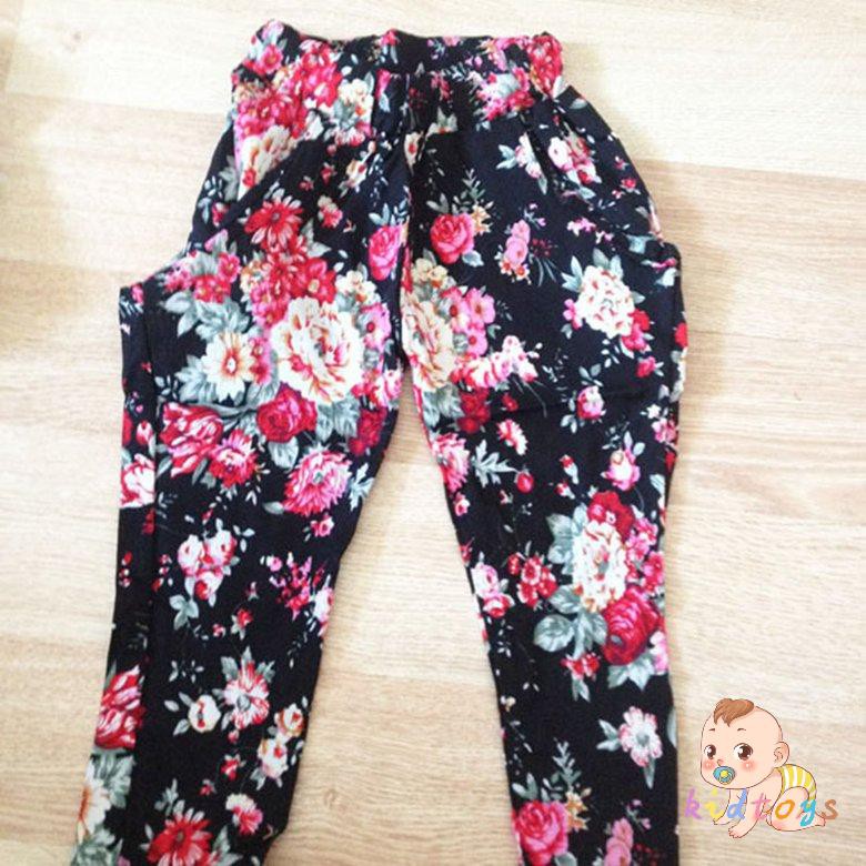 Bộ Đồ 3 Thứ Gồm Áo In Hoa Kèm Quần Và Băng Đô Thời Trang Cho Bé Gái