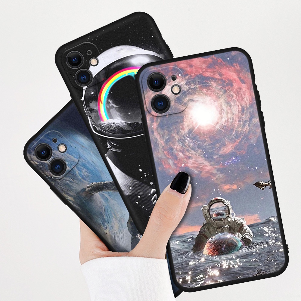 Ốp Điện Thoại TPU Mềm Hình Phi Hành Gia 3D Cho Samsung Note 3 4 5 8 9 10 20 PLUS Ultra S5 S6 S7 EDGE S8 S9 S10 PLUS S10E S10 LITE