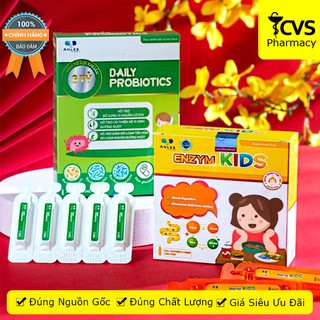 [COMBO] Daily Probiotic & Siro Enzym Kids - Men Bào Tử Lợi Khuẩn,  Hỗ Trợ Tiêu Hóa Giúp Bé Ăn Ngon - cvspharmacy