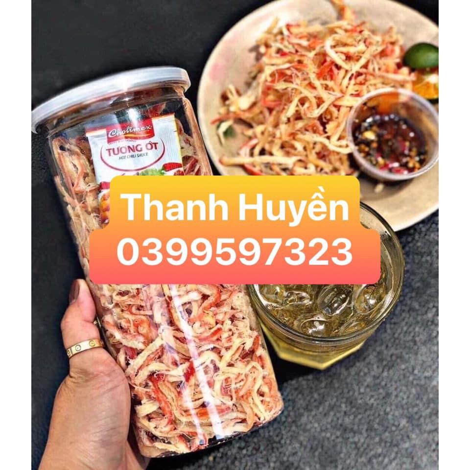 Mực xé hấp nước dừa hũ 250g