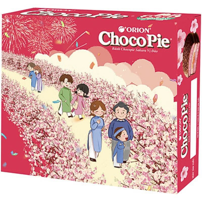 Bánh ChocoPie Sakura Vị Đào