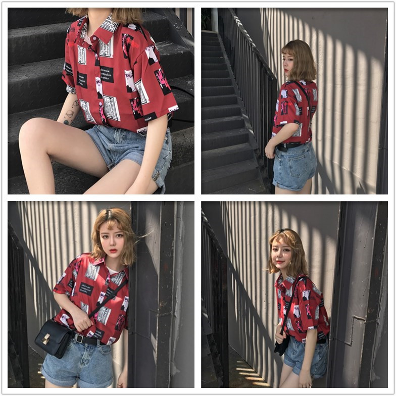 Áo Sơ Mi Chiffon Tay Lỡ Dáng Rộng Thời Trang Mùa Hè Phong Cách Hàn Quốc Cho Nữ200831 | BigBuy360 - bigbuy360.vn