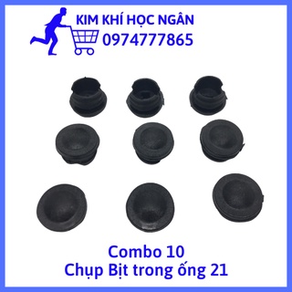 Combo 10 Chụp bịt trong ống 21 Kimkhihocngan nút bịt đầu sắt hộp