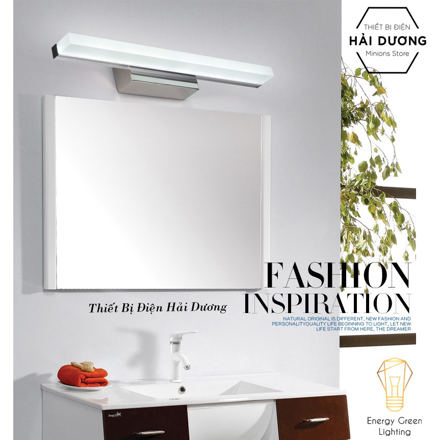 Đèn Soi Tranh- Đèn Rọi Gương Led Model A50 40cm 8w - 3 Chế Độ Ánh Sáng - Energy Green Lighting - Bảo Hành 1 Năm