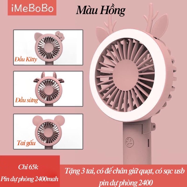 Quạt mini cầm tay imebobo