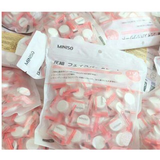 Mặt nạ giấy Miniso 100 viên nén
