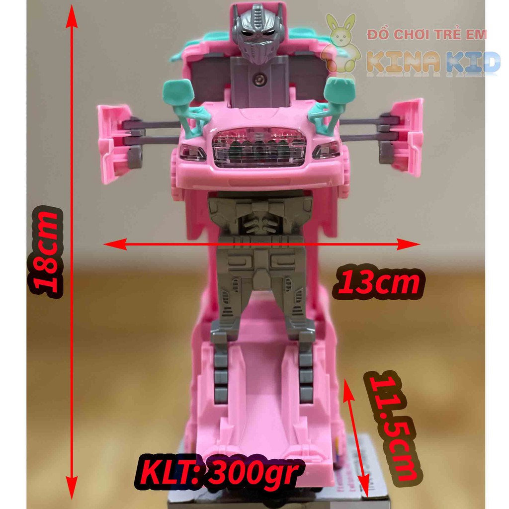Xe Buýt Biến Hình Robot Có Đèn Và Nhạc Sôi Động Cho Bé
