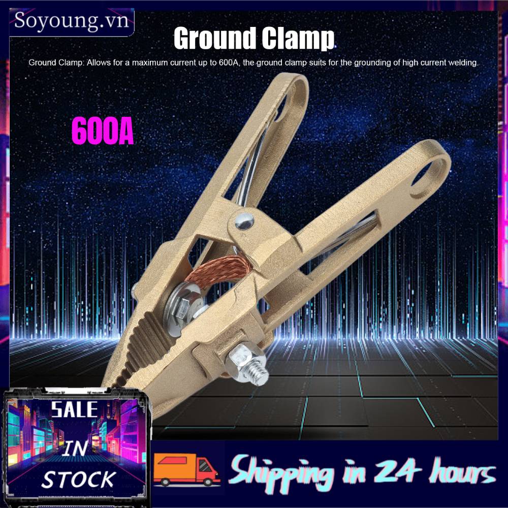 Kẹp Nối Đất 600A Bằng Đồng Chuyên Dụng