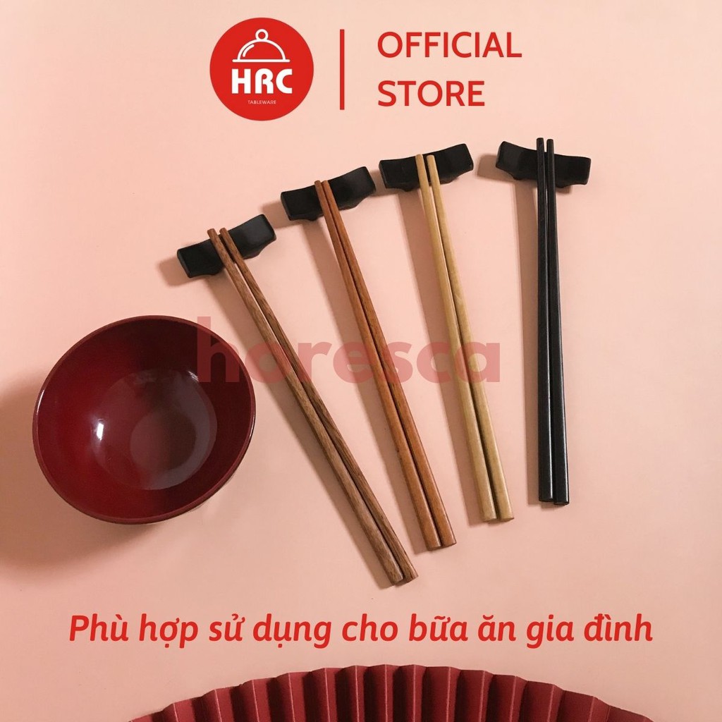 Đũa gỗ cao cấp Khang Lộc Vượng (GIÁ RẺ) Đũa 100% gỗ tự nhiên đầu vuông trơn các loại vỉ 10 đôi