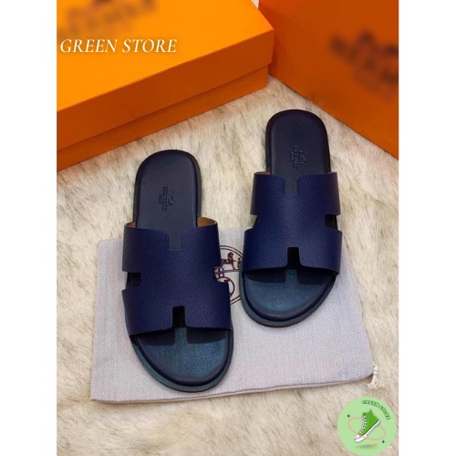 Dép thời trang Quai Ngang Chữ H cực chất, CHAGO HERMES da sịn 100% Full size 38-42.