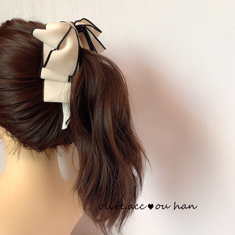 Kẹp Tóc Hình Nơ Cỡ Lớn Thời Trang Mùa Hè Xinh Xắn Cho Nữ