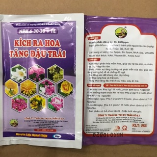 Kích Thích Ra Hoa 6-30-30 25G - Kích Ra Hoa Phong Lan - Kích Hoa Kiểng Các Loại