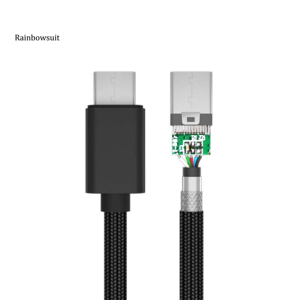 Dây Cáp Sạc Nhanh 60W PD Type-C Đầu Đực Sang Đầu Đực Cho MacBook Huawei