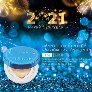[+ 4 gói Mask 4 in 1] PHẤN NƯỚC THẾ HỆ MỚI _ DD CUSHION VISKIN (15G) [CHÍNH HÃNG-FREE SHIP]
