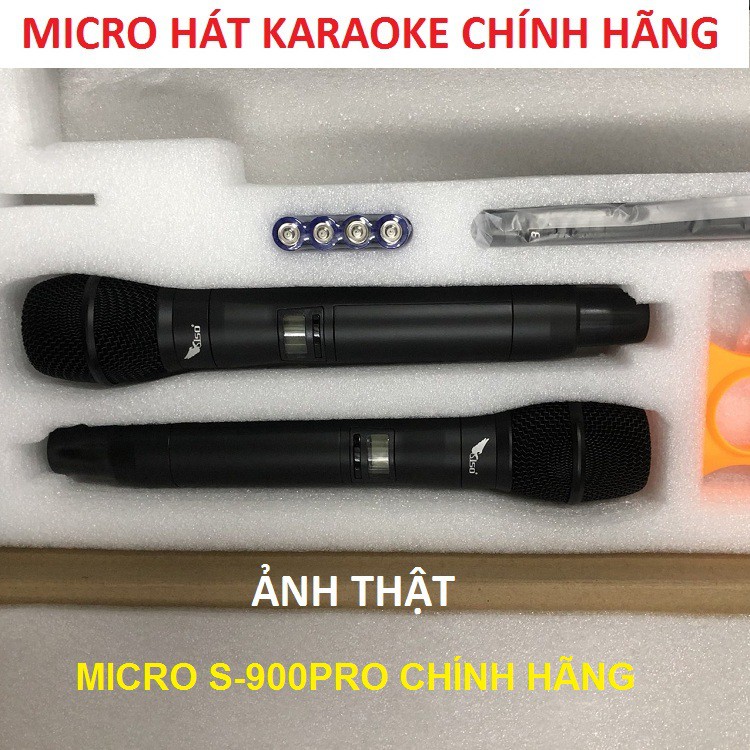 Micro Không Dây, Bộ 2 Mic Wireless UHF Hát Karaoke Chuyên Nghiệp Cao Cấp Nhập Khẩu - Chính Hãng Siso