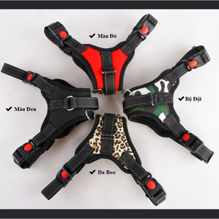 ĐAI YẾM NGỰC CHO CHÓ CÓ ĐỆM LƯNG (KHÔNG CÓ DÂY DẮT) - LOVE PETS SHOP