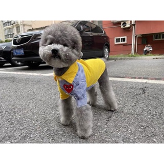 ÁO SƠ MI PLAY HEART cho thú cưng (áo sơ mi cho chó mèo)