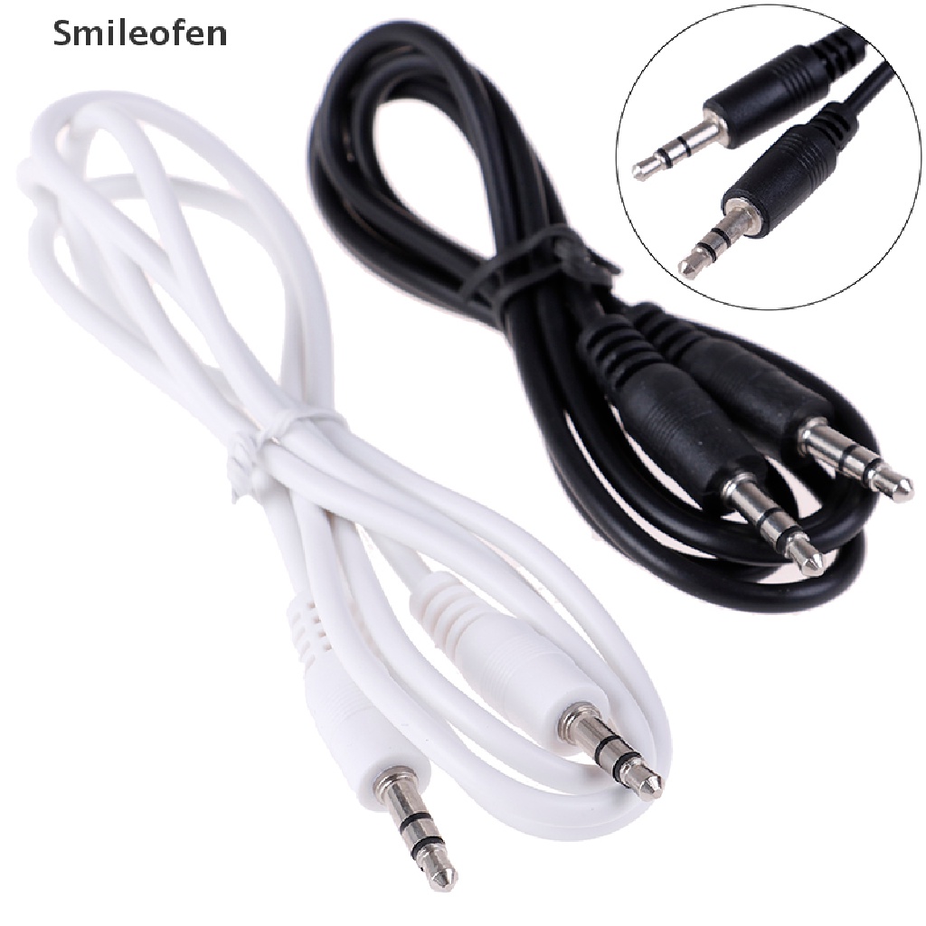 1 Dây Cáp Âm Thanh aux Giắc Cắm 3.5mm Dài 1m Chuyên Dụng Cho Xe Hơi