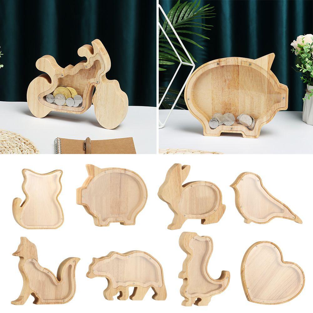 UUMIR Hộp Đựng Tiền Tiết Kiệm Để Bàn Trang Trí Nhà Cửa