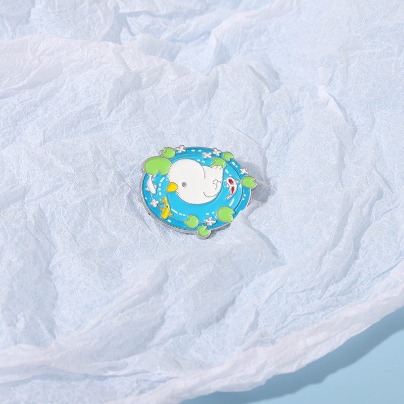 Ghim Cài Áo Hình Vịt Hoạt Hình Dễ Thương