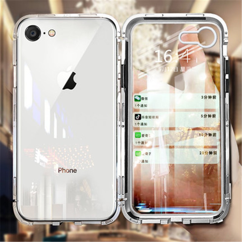 Ốp điện thoại mặt kính trong suốt cho iPhone 12 11 Pro MAX XS Max XR XS X 6 6s 6Plus 6sPlus 7 8 7Plus 8Plus | BigBuy360 - bigbuy360.vn