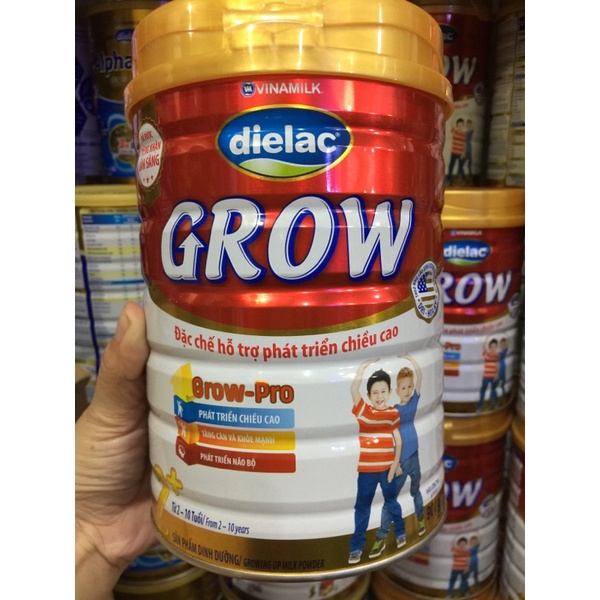 Sữa Bột Dielac Grow 2+ 900g Vinamilk (từ 2- 10 tuổi)