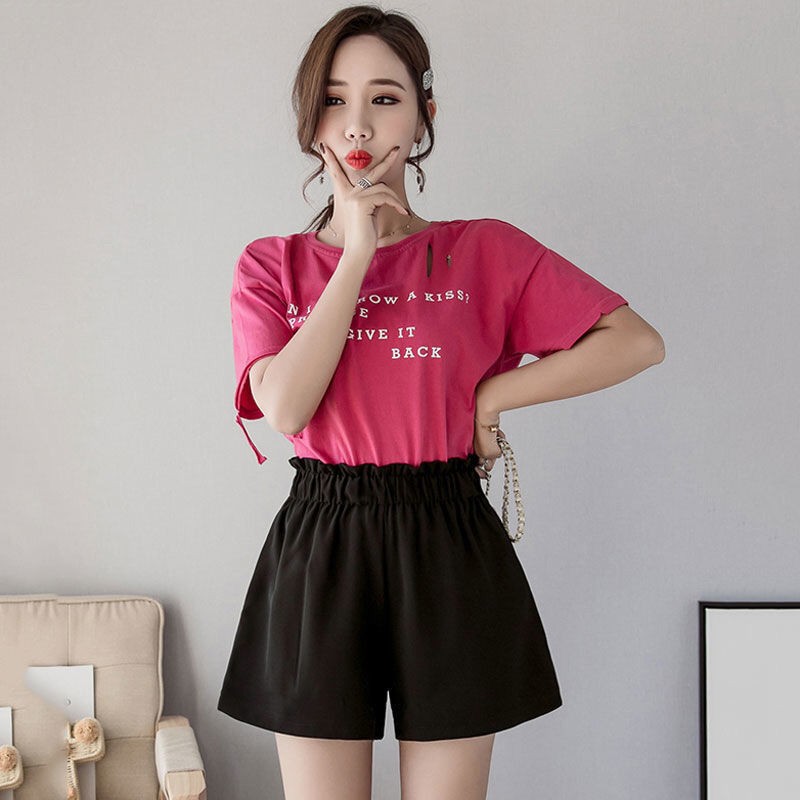 Quần Short Ống Rộng Lưng Cao Thời Trang Xuân Hè Cho Nữ Lên Đến 300kg 200kg | BigBuy360 - bigbuy360.vn