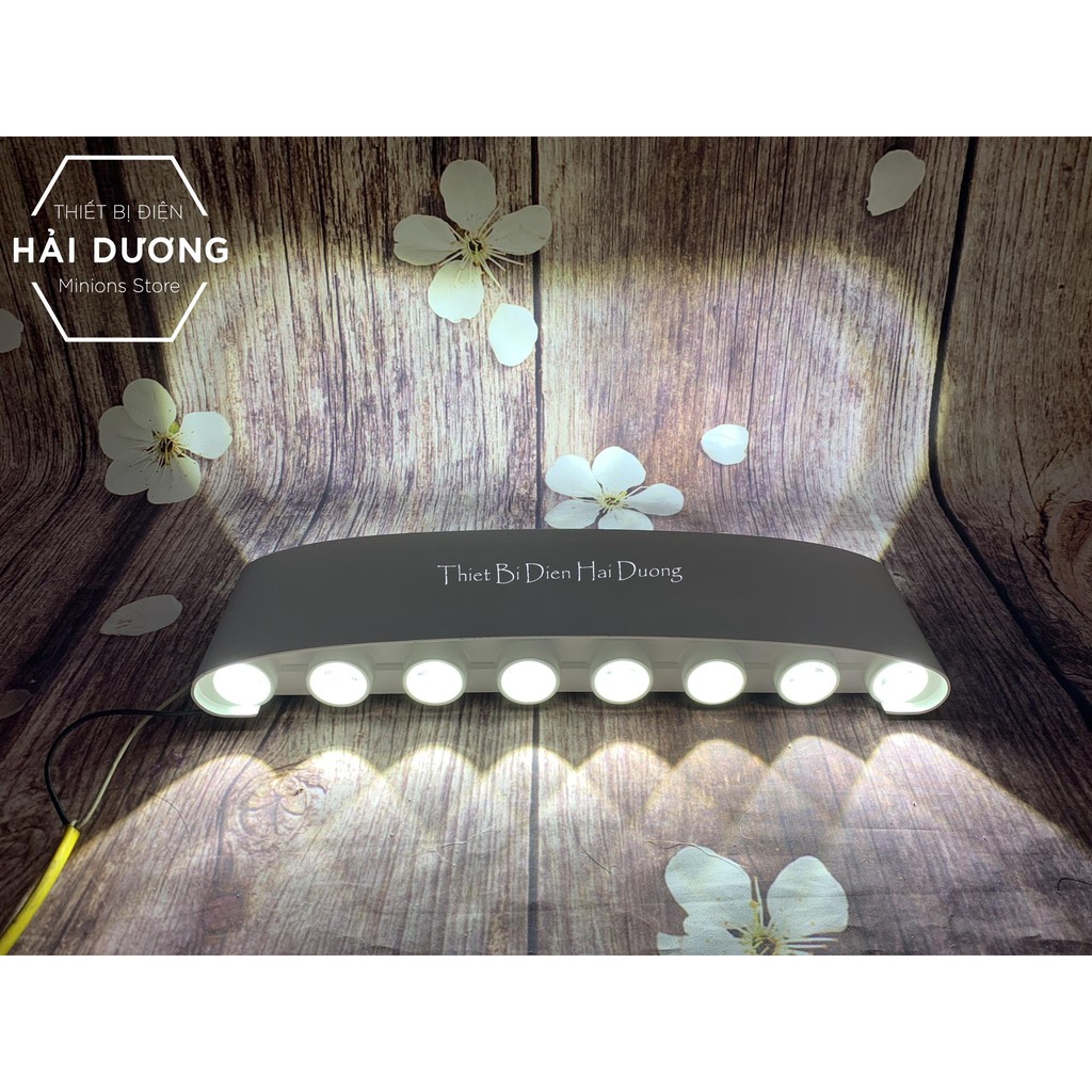 Đèn trang trí hắt tường 2 đầu 16w chống nước TN191 - Thân nhôm - Decor lighting-Bảo hành 12 tháng- Energy Green Lighting