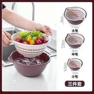 set rổ chậu 6 món