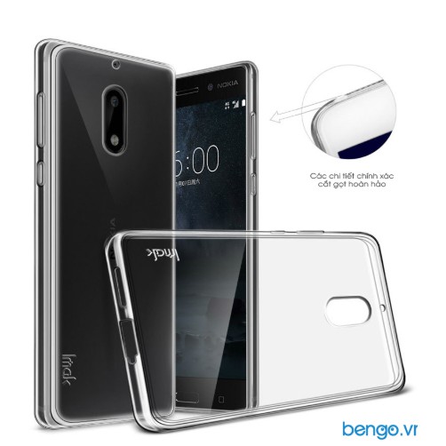 Ốp lưng Imak dành cho Nokia 6 (Nhựa cứng trong suốt)