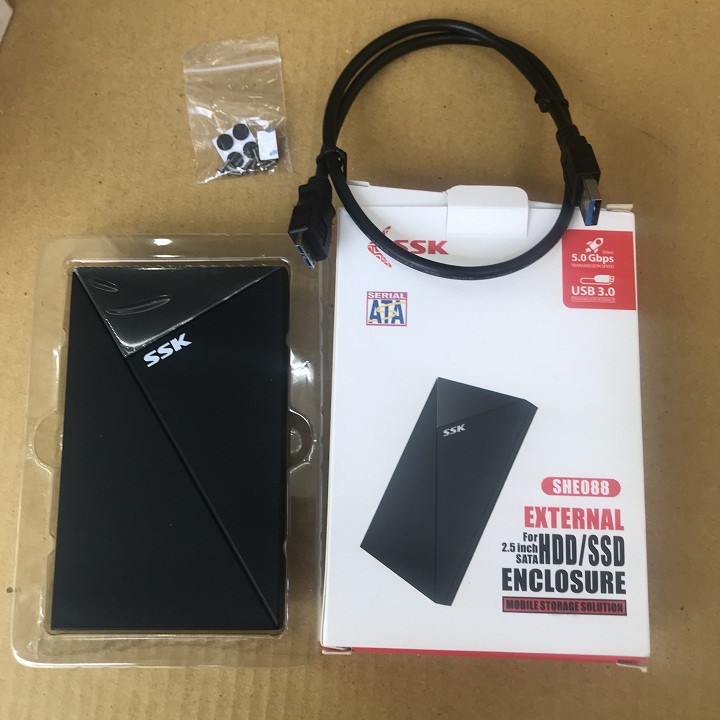 HDD BOX SATA 2.5 USB 3.0 SSK SHE-088 | BigBuy360 - bigbuy360.vn